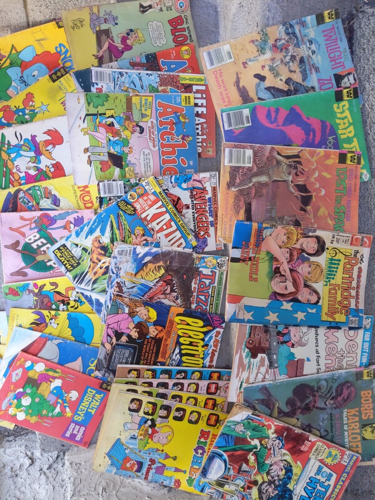 vintage 1970s comic book lot