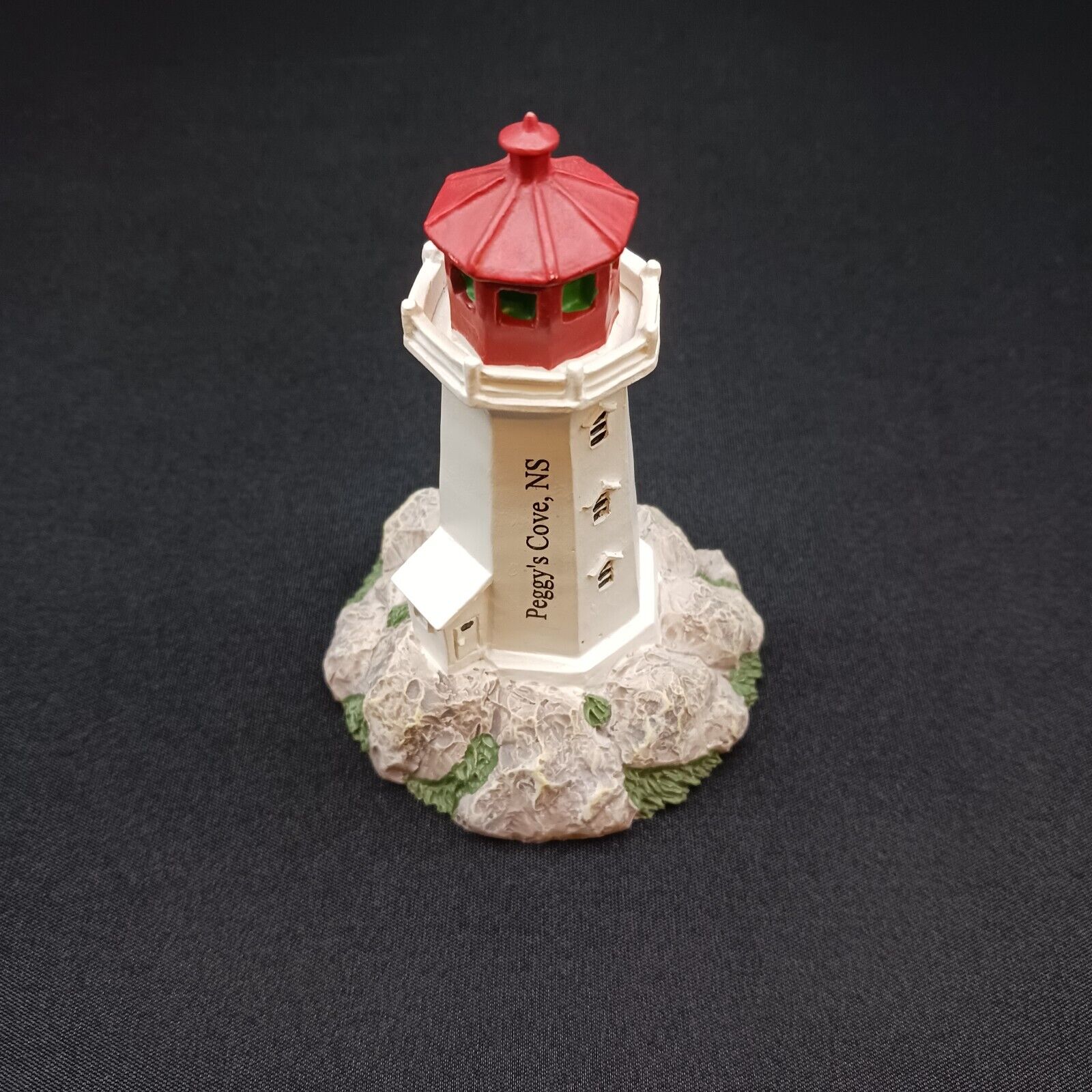 Vintage Lighthouse Peggy\'s Cove NS Nova Scotia Hand Painted Figure Miniature