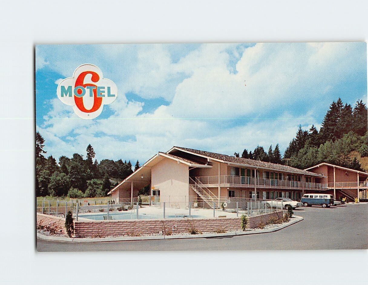 Postcard Motel 6 of Kelso 1550 Allen Street Kelso Washington USA North America