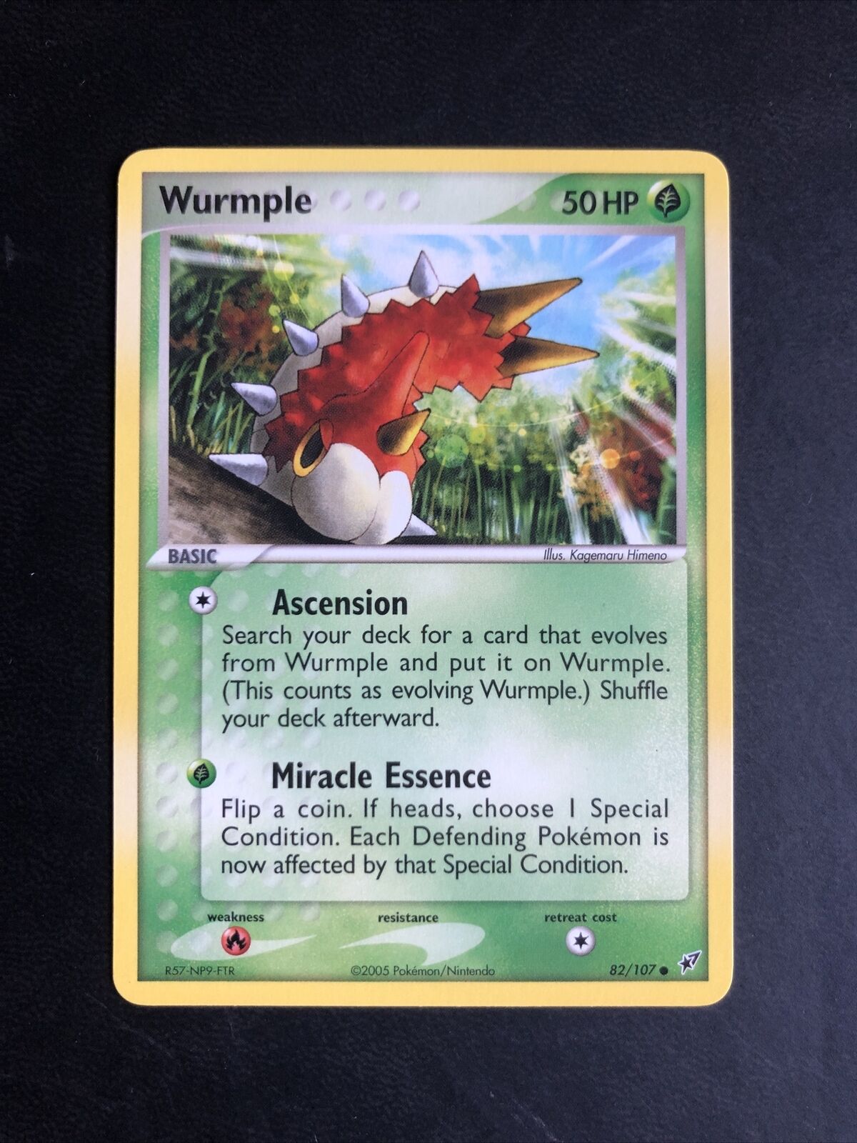 Wurmple 82/107 EX Deoxys Pokemon Card NM