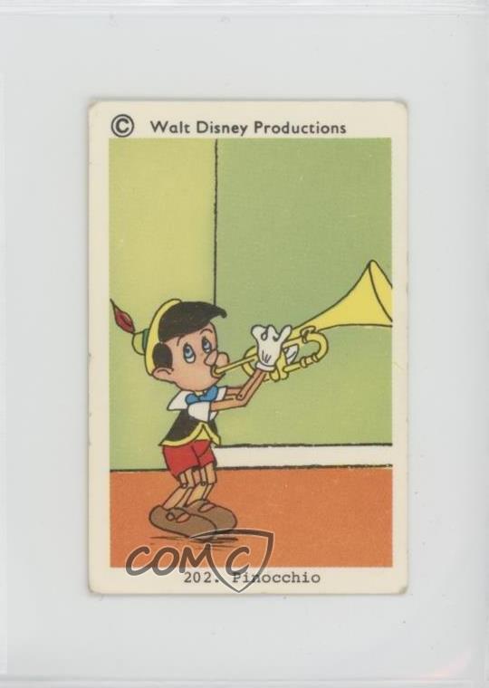 1973-76 Swedish Disneybilder Numbered Pinocchio #202 0cp0
