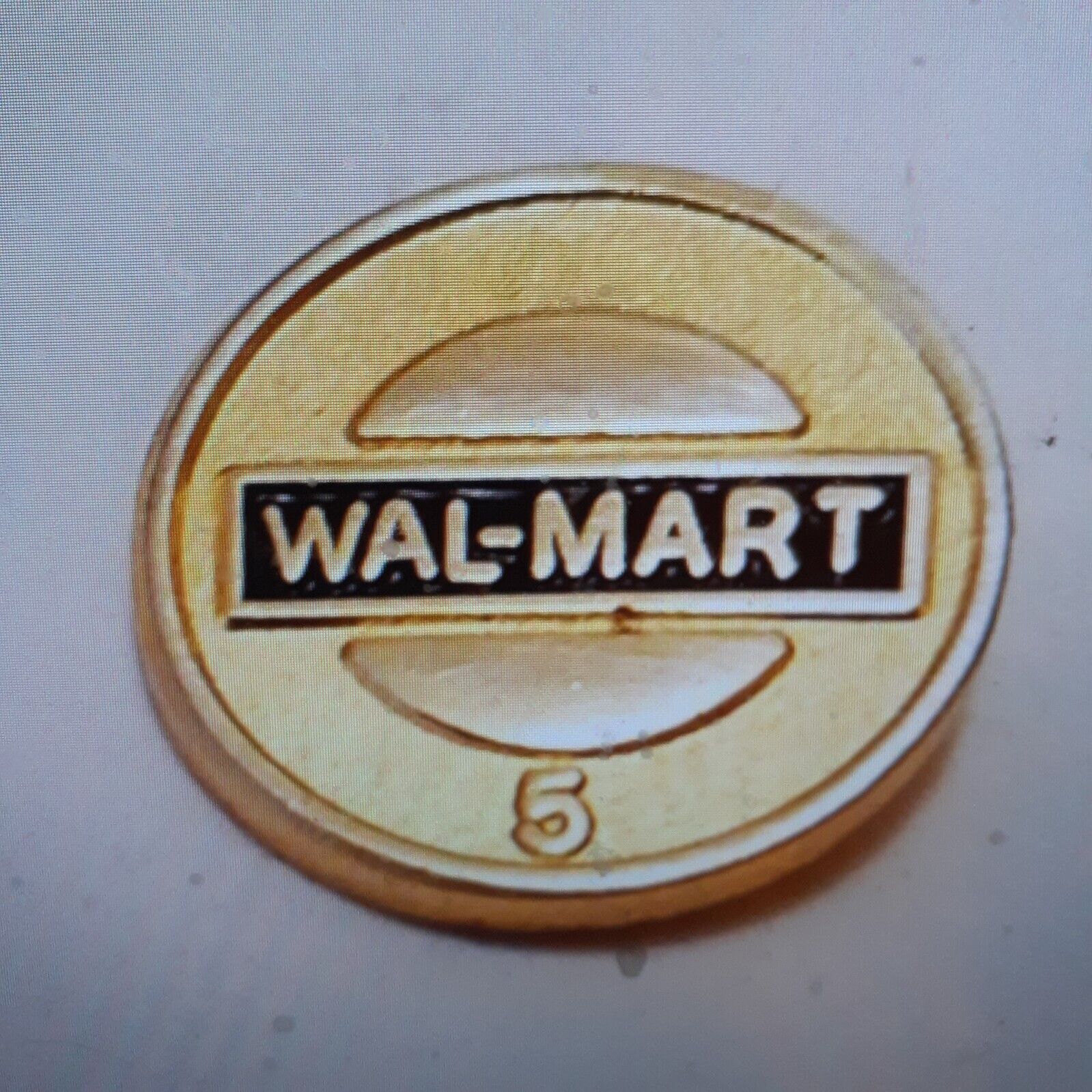 Walmart 5 Year Service Employee Lapel Pinback Pin