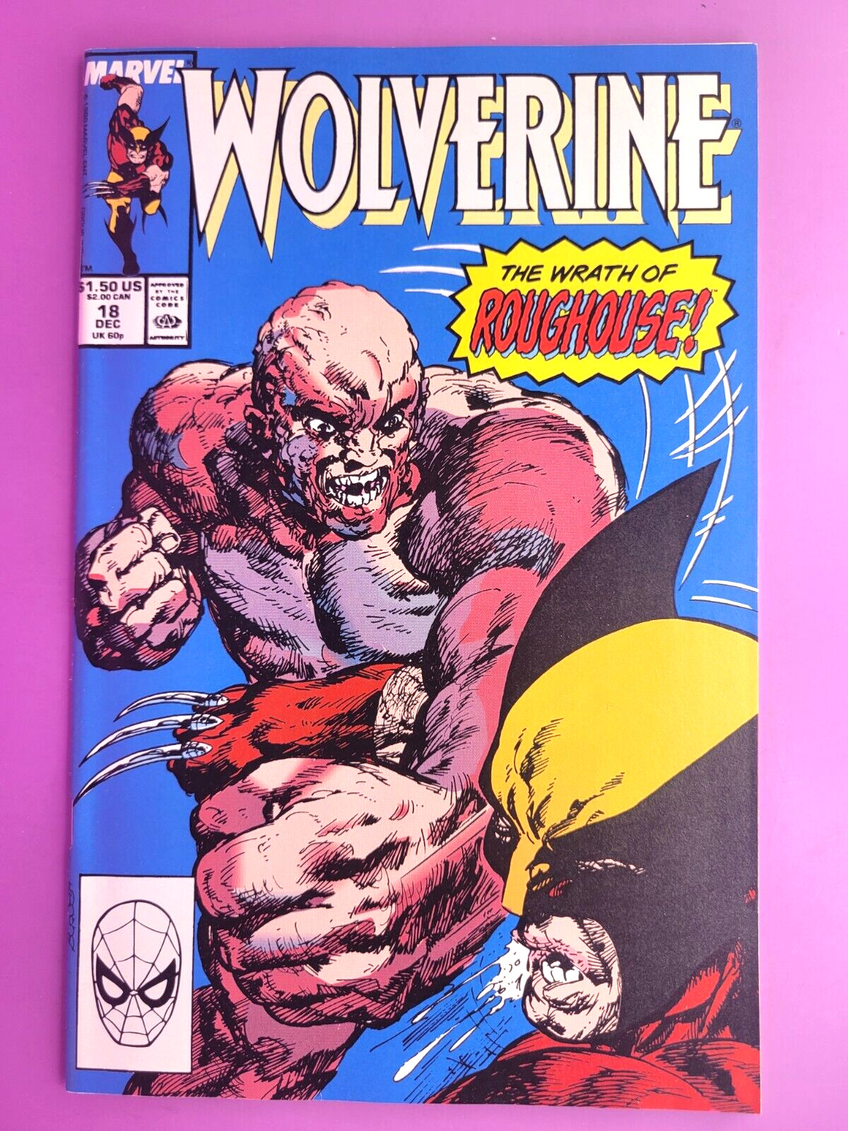 WOLVERINE  #18    VF    1989  COMBINE SHIPPING  BX2457