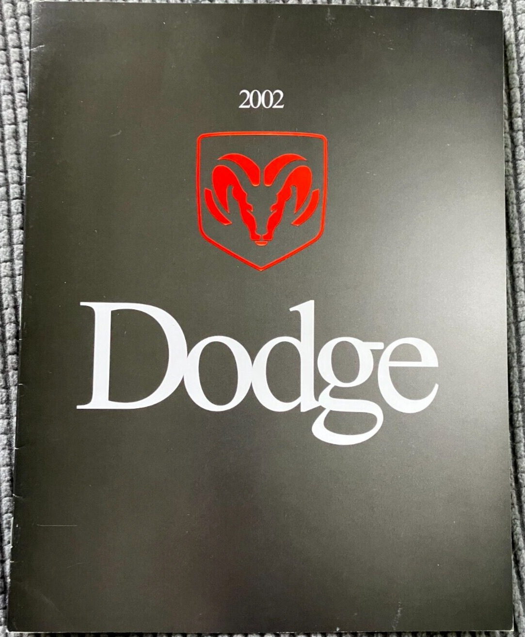 2002 Dodge Model Range - Vintage Original 22-Page Dealer Sales Brochure - MINT