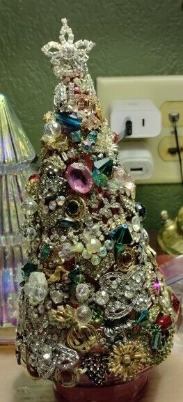 vintage jeweled christmas tree