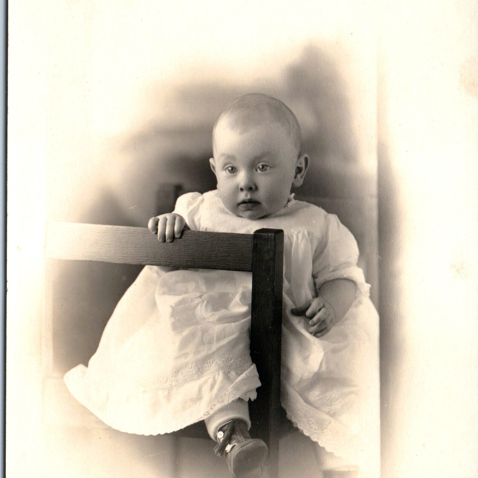 ID\'d c1910s Detroit Baby Boy Sharp RPPC Real Photo Crowley-Milner C Lewless A185