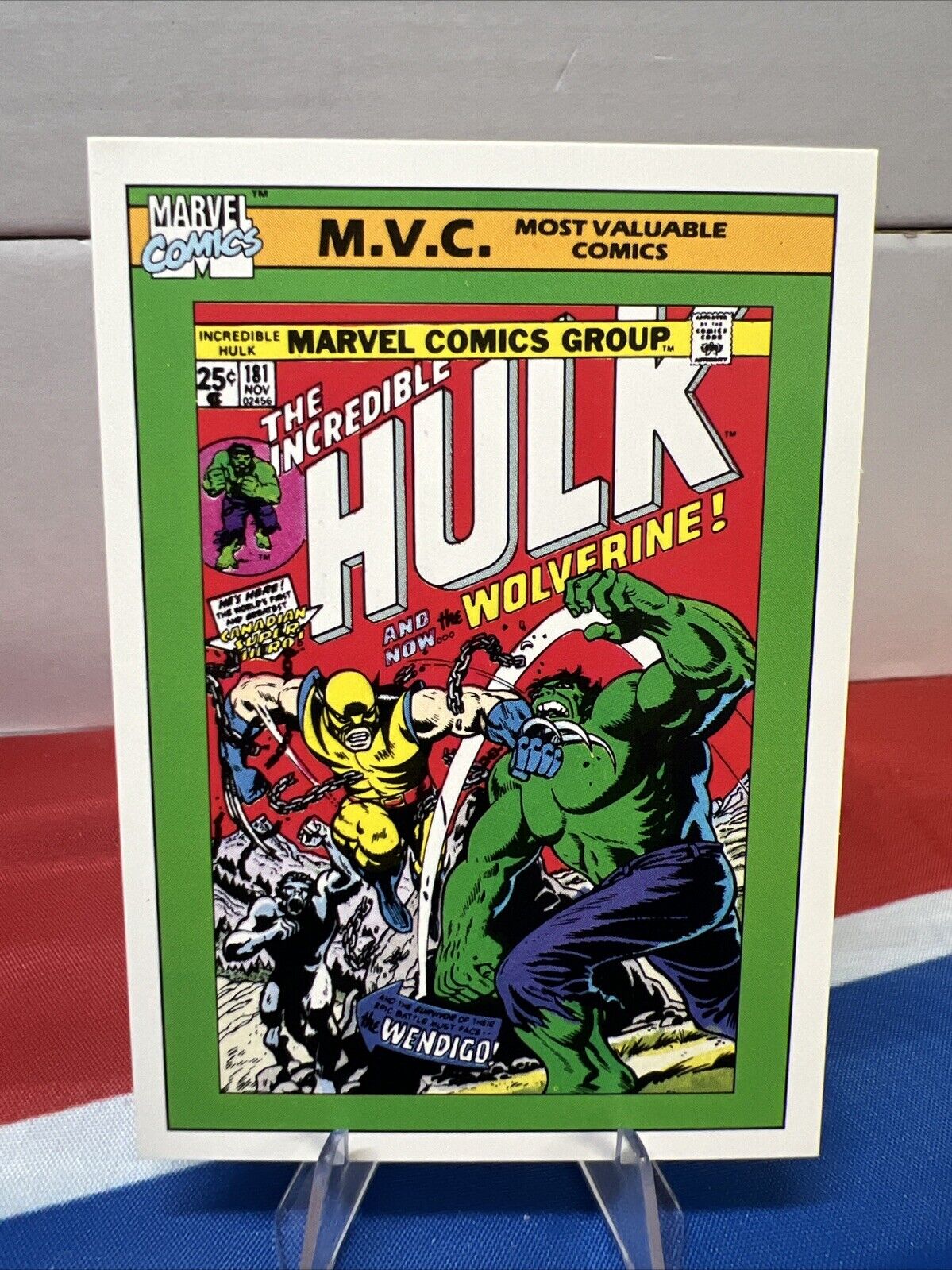 1990 Impel Marvel The Incredible Hulk #181 Most Valuable Comics Card #134