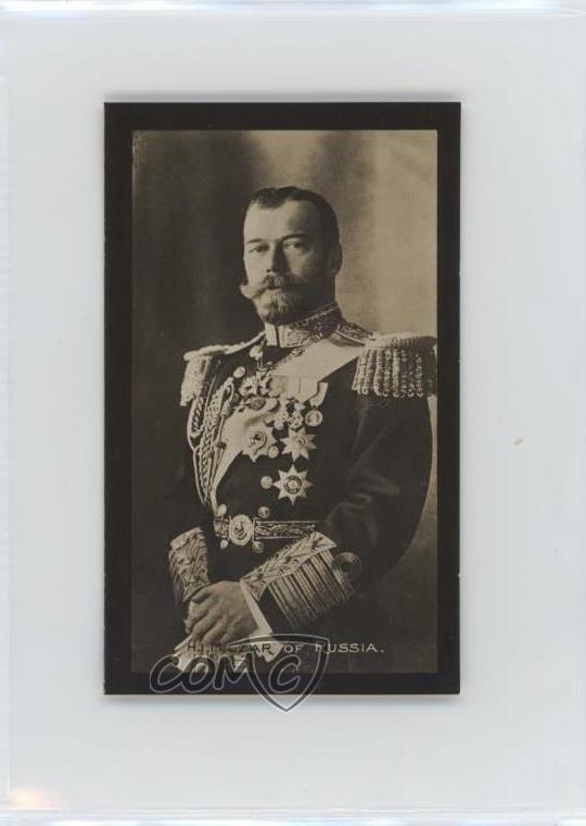 1916 Major Drapkin Celebrities of the Great War Tobacco Nicholas II 7ez