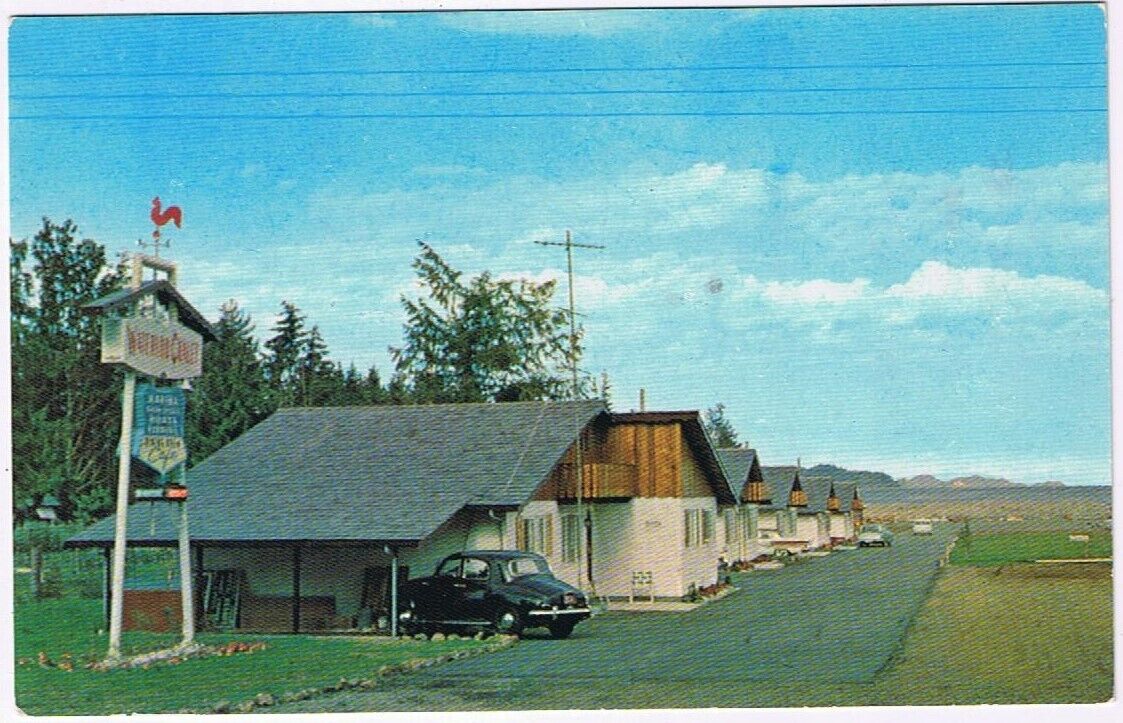 Postcard Waterloo Chalets Fanny Bay Vancouver Island British Columbia