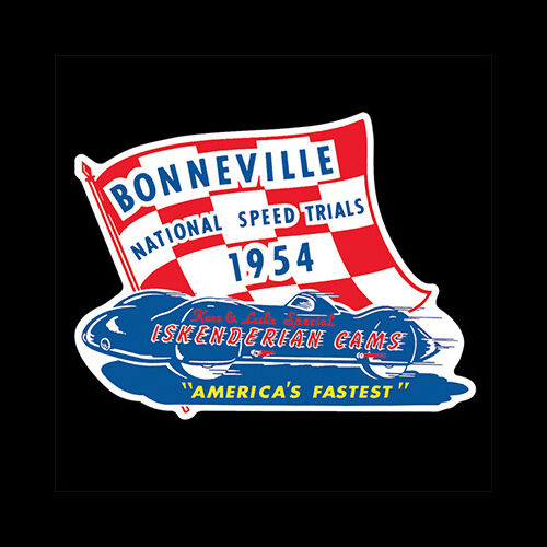 BONNEVILLE 1954 NATIONAL SPEED TRIALS RACE HOT ROD DECAL VINTAGE LOOK STICKER