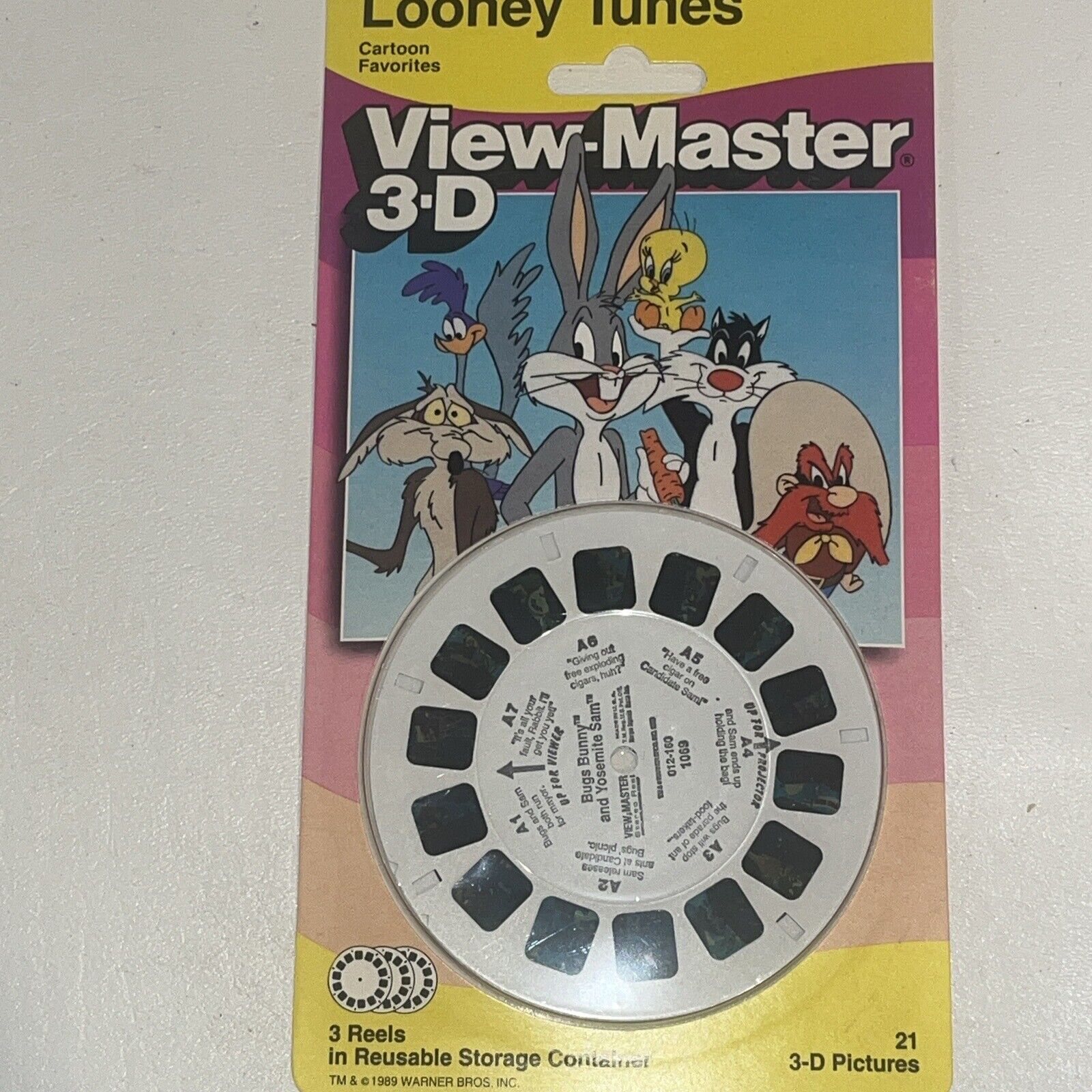 View-Master Looney Tunes 3 Reel Packet 1989 New Sealed 3D 7191, 