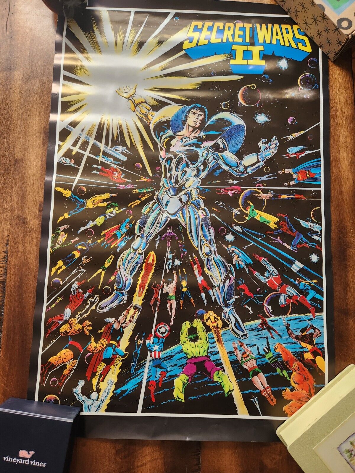 Marvel Comic vintage posters 1984 - Wolverine, Secret Wars, SpiderMan