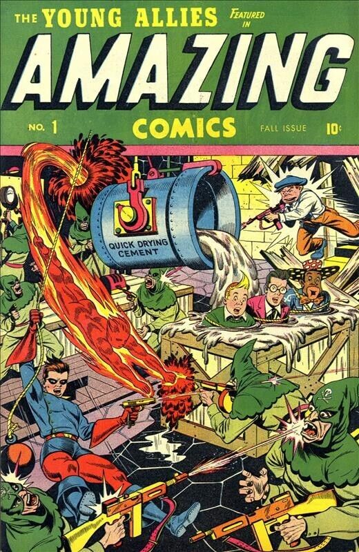 Young Allies - Amazing Comics #1 Photocopy Comic Book