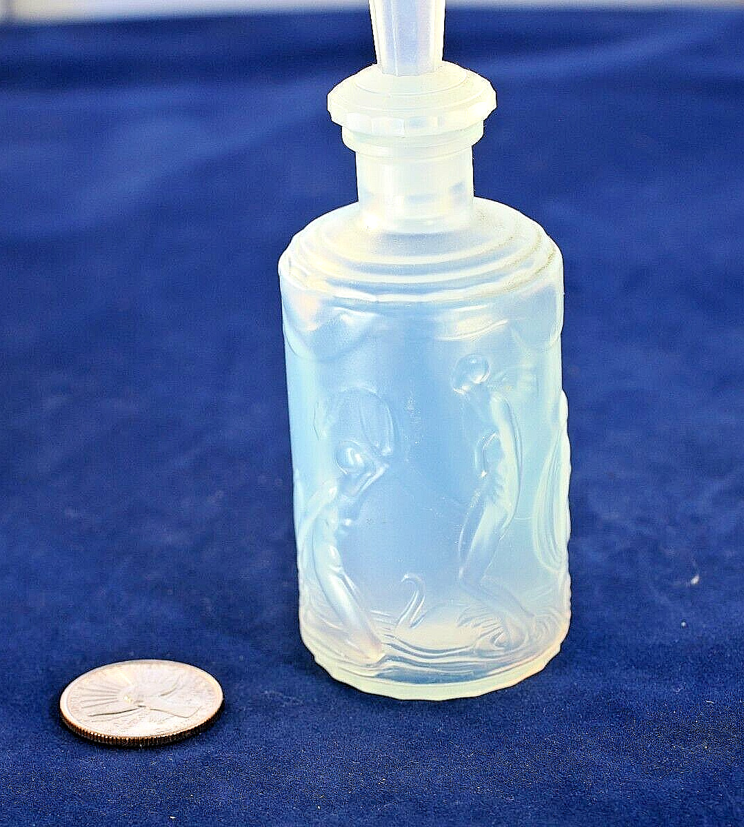 Vintage French Sabino Opalescent Artglass \'Maurius\' Perfume Bottle