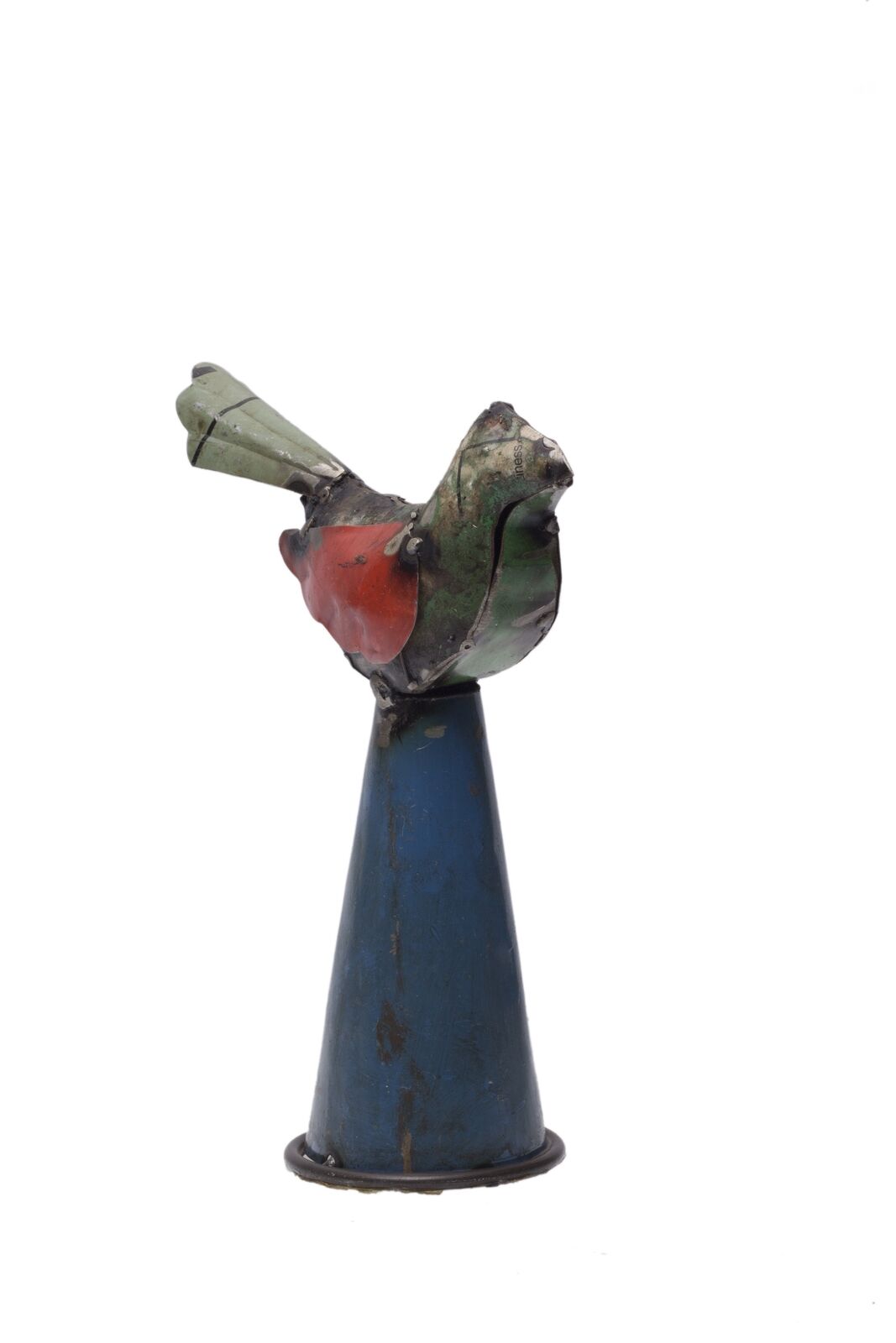 De Kulture Handcrafted Recycled Iron Bird (Bottle Top)