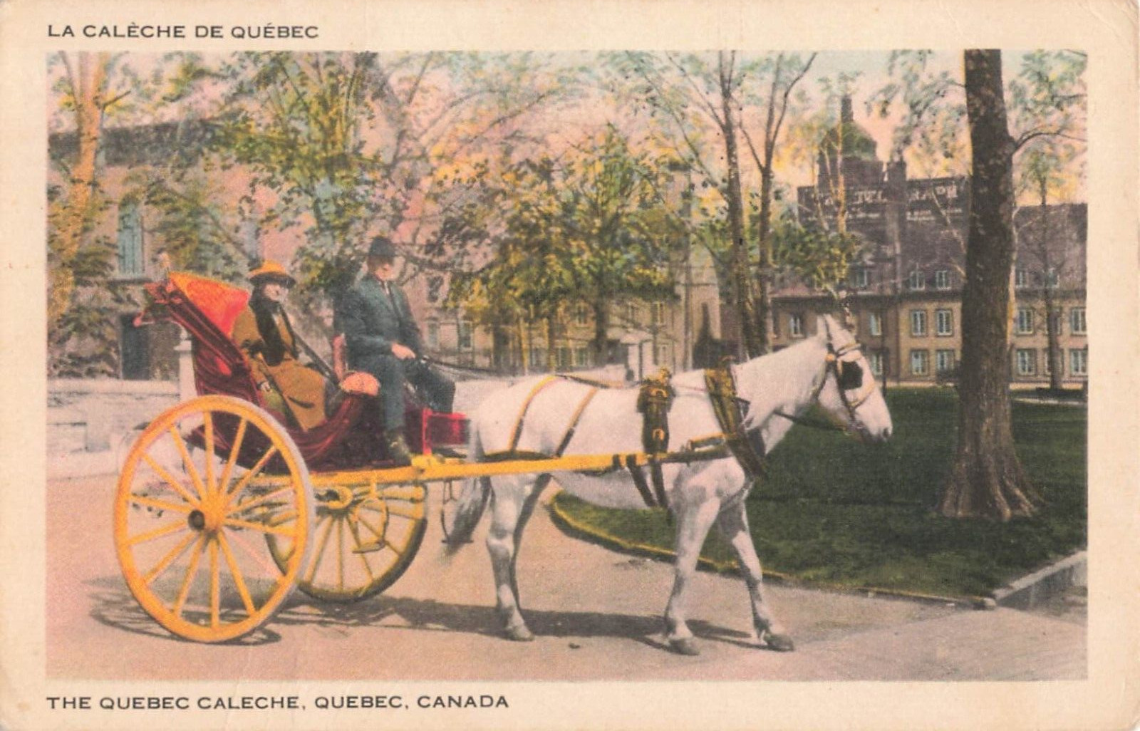 Postcard The Quebec Caleche, Quebec, Canada unposted VTG VPC02.