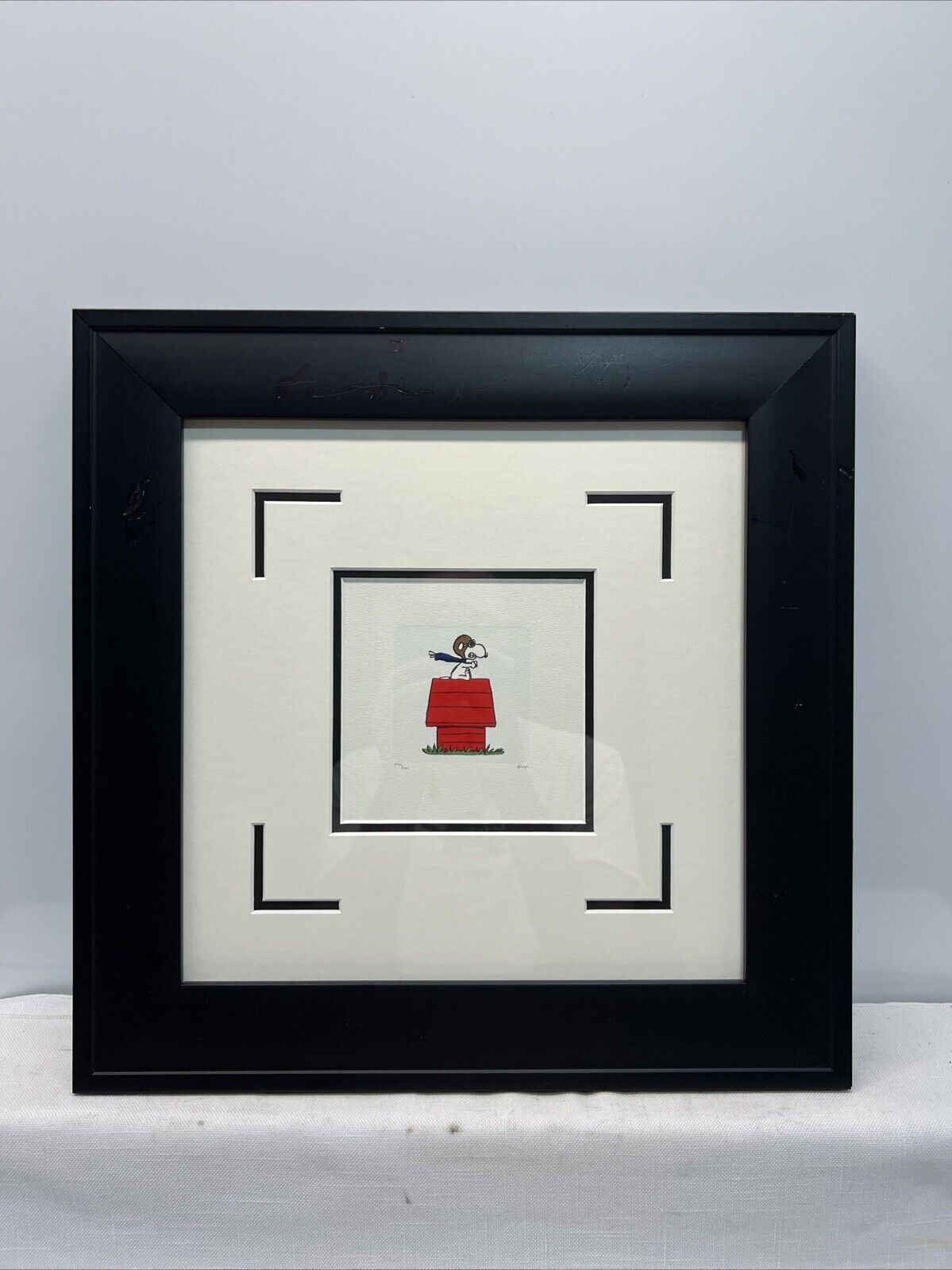 Peanuts Snoopy Red Baron Limited Edition Etching with COA