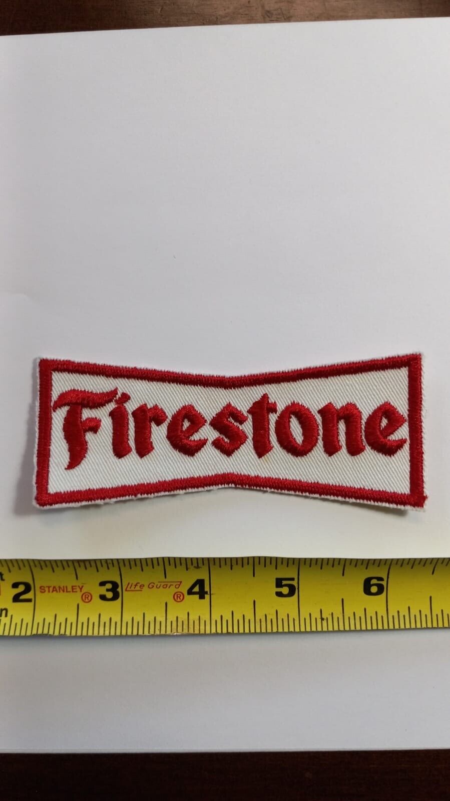 Vintage Sew-on Firestone Racing Patch