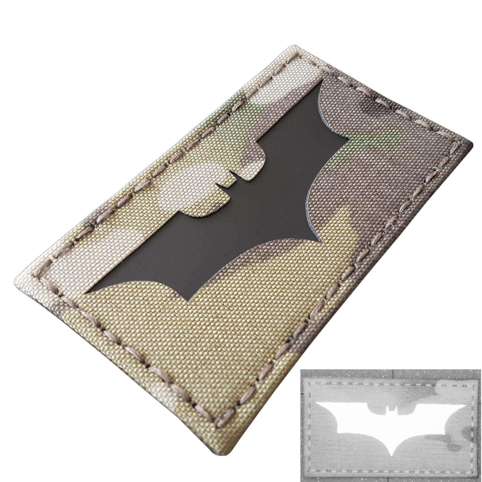 Batman Dark Knight IR infrared multicam morale tactical 3 5x2 laser hook patch
