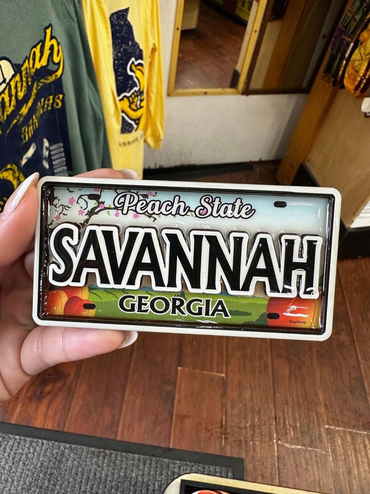 3D Savannah Peach Magnet
