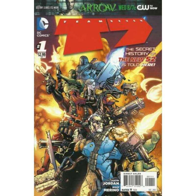 Team 7 (2012 series) #1 in Very Fine condition. DC comics [r]