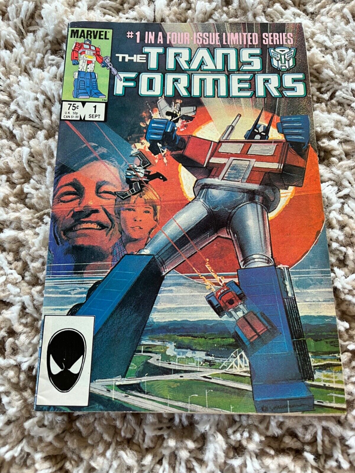 Transformers #1 FN 6.0 Marvel Comics 1984