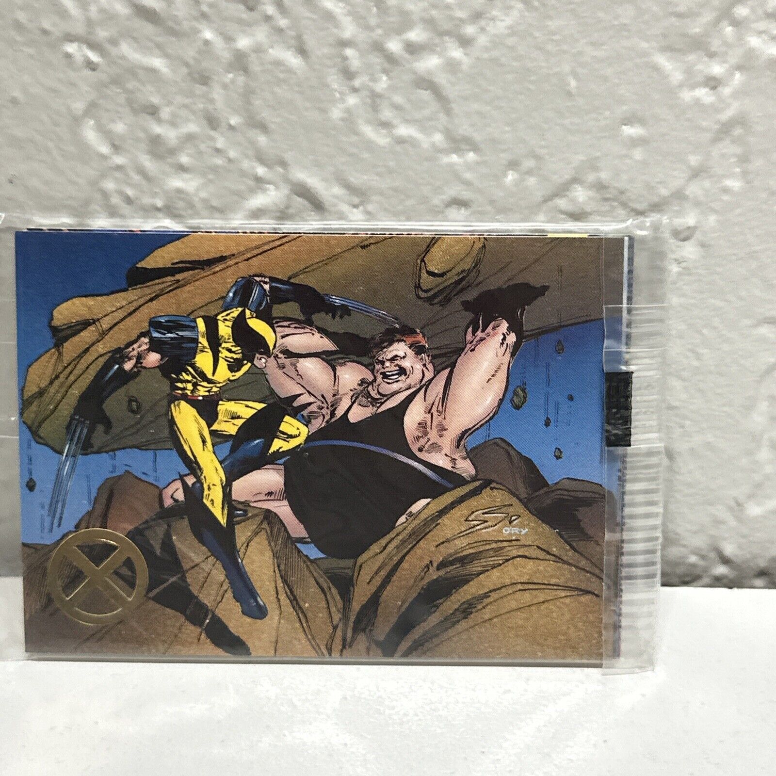 1995 Hardee’s Marvel Comics X-Men Time Gliders  Wolverine And Blob Card Promo