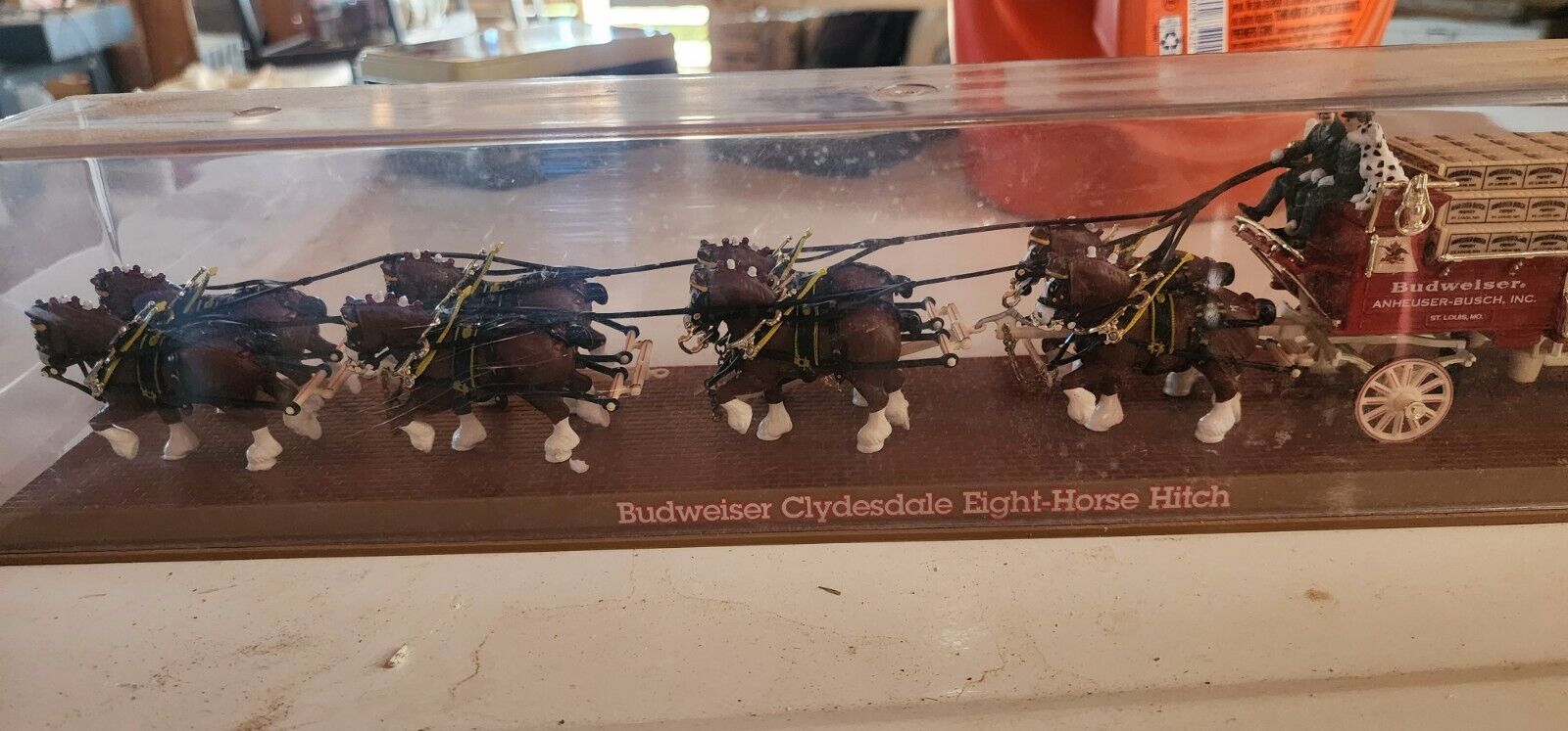 budweiser clydesdale horses wagon