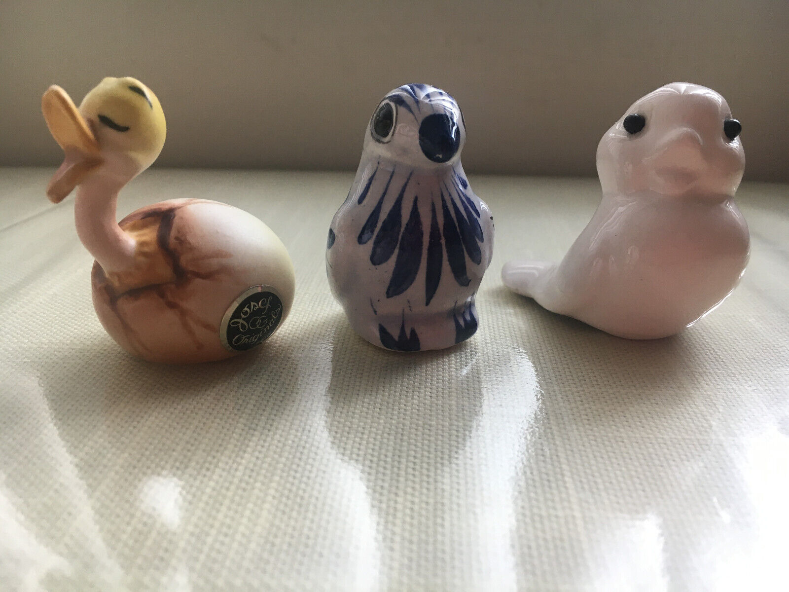 Miniature Bird Figurines - Lot of 3