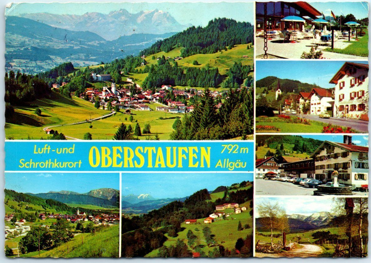 Postcard - Air and Schroth health resort - Oberstaufen, Germany