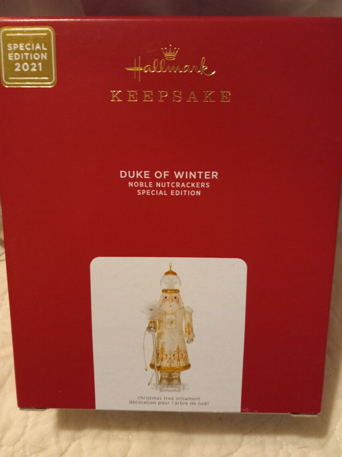 2021 Hallmark Keepsake ornament Duke of Winter Noble Nutcrackers Special edition