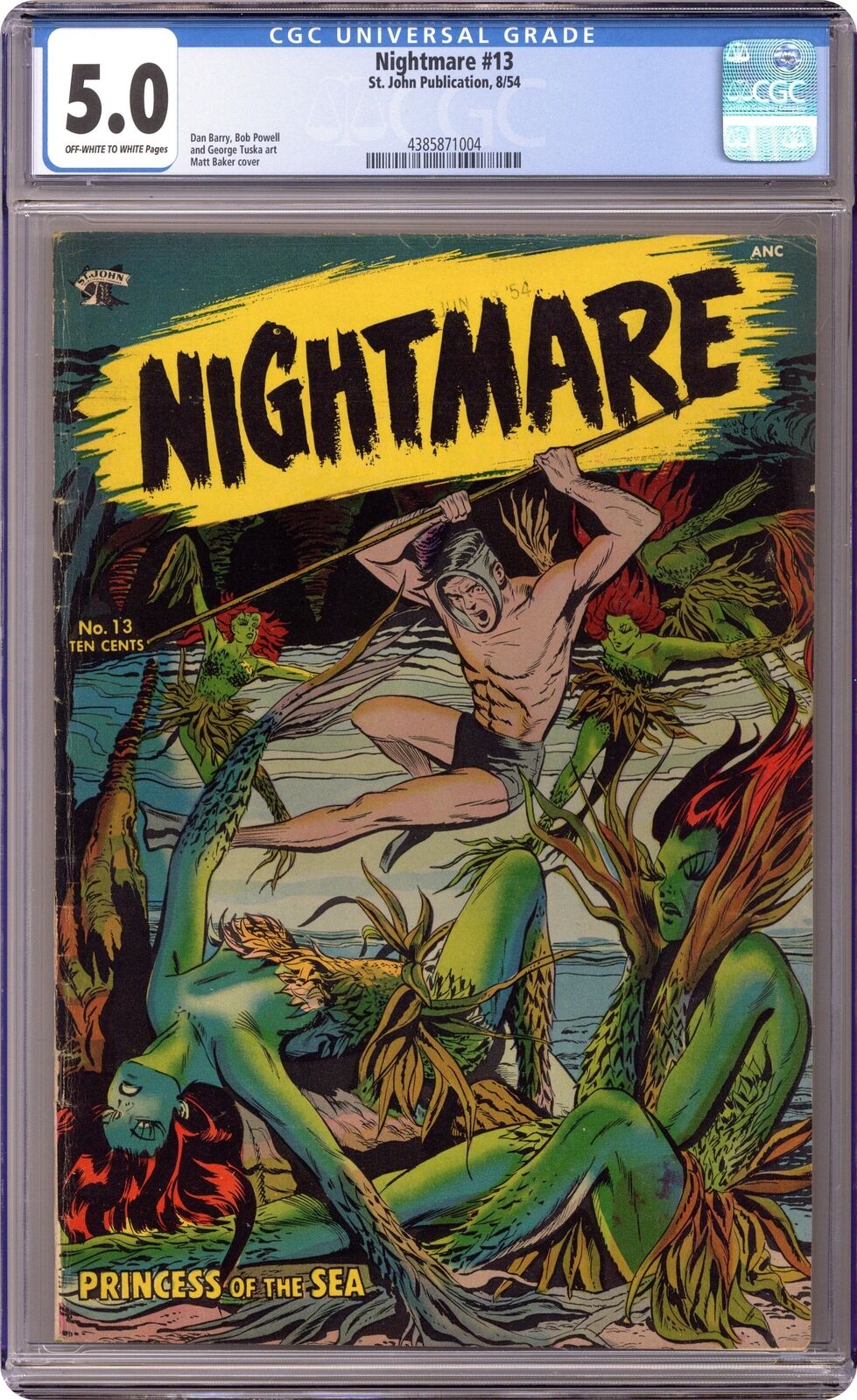 Nightmare #13 CGC 5.0 1954 4385871004