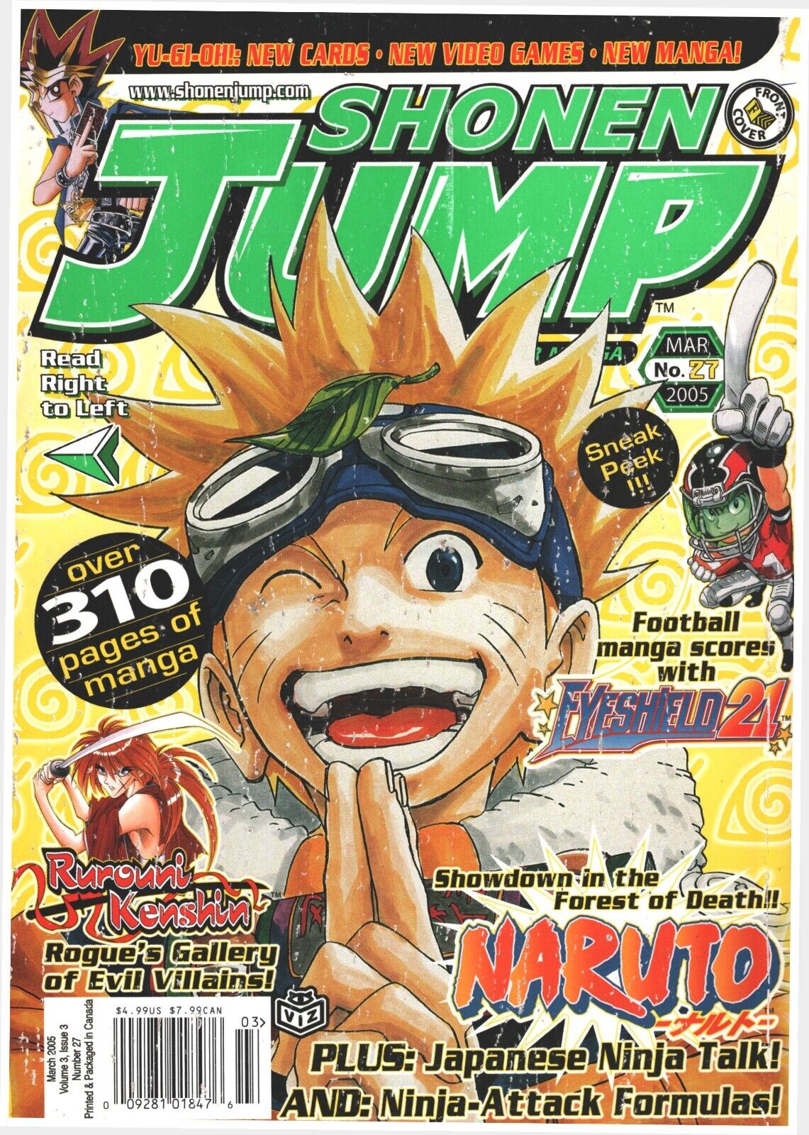 Shonen Jump Manga March 2005 Volume 3 Issue 3 Magazine English
