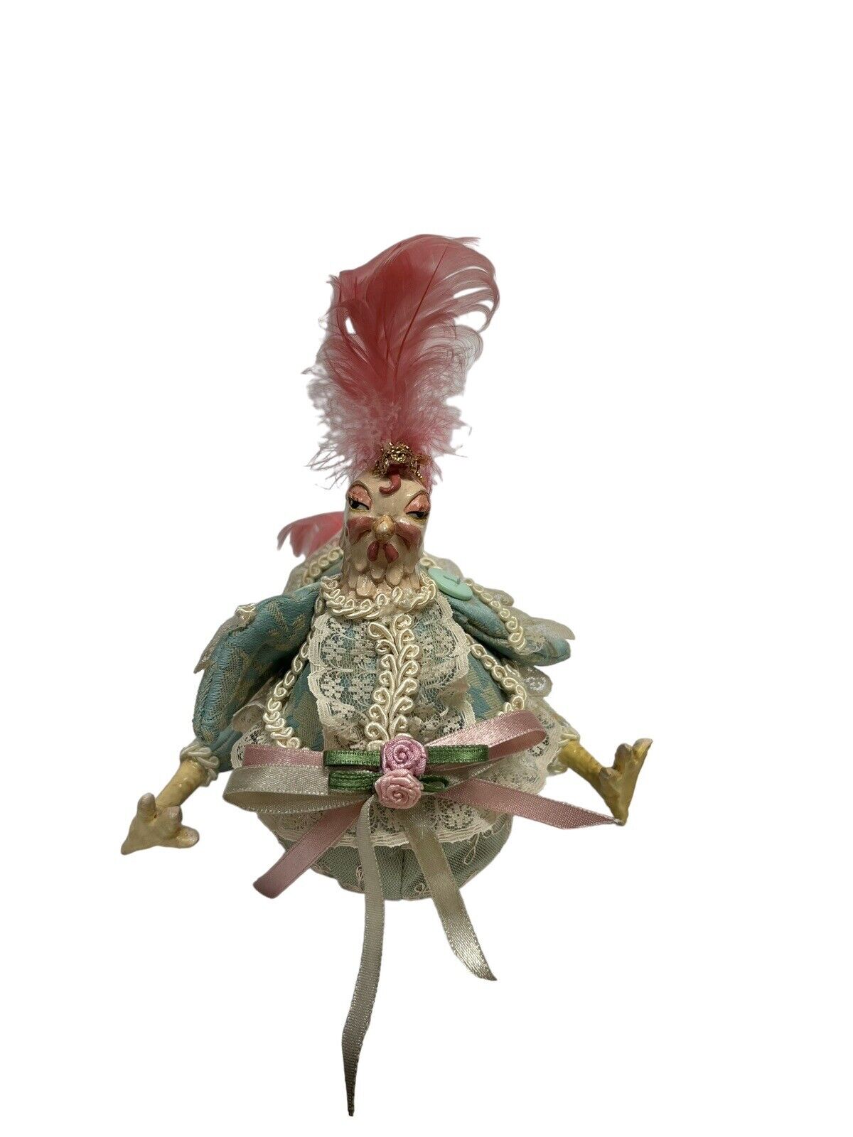 Katherine’s Collection Wayne Kleski Hen Chicken Doll Victorian Redda Easter