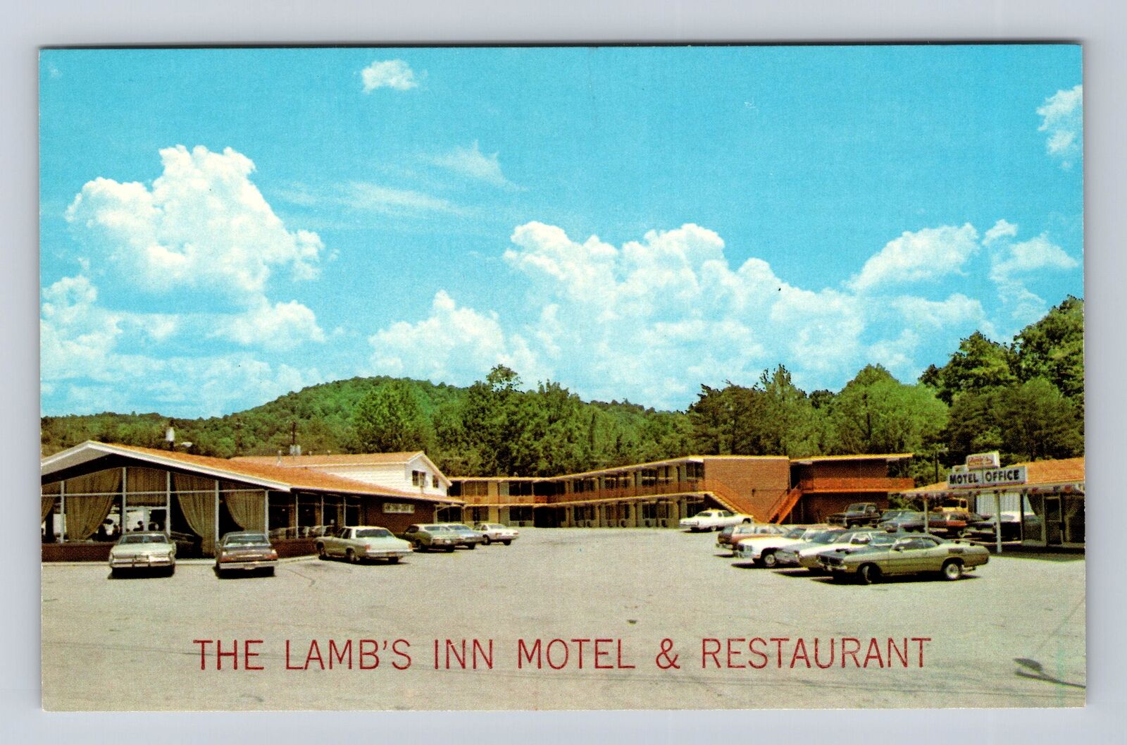 Lake City TN-Tennessee, The Lamb\'s Inn Motel & Restaurant Vintage Postcard