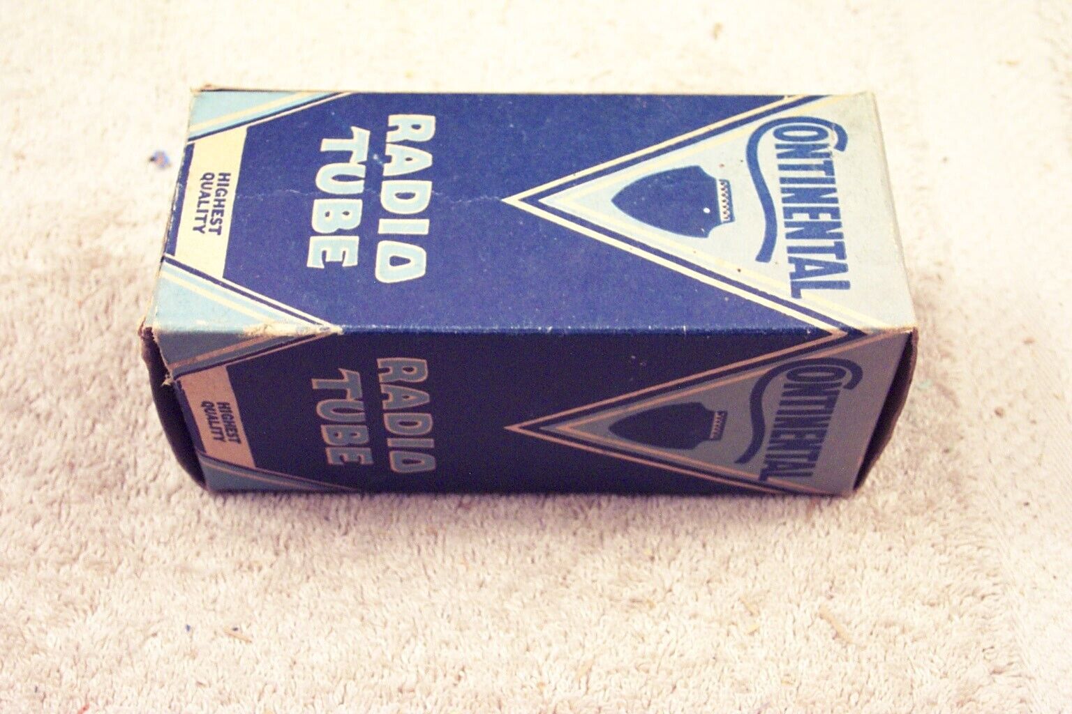One, original, 1920\'s Continental 201A tube box #3, very nice condition