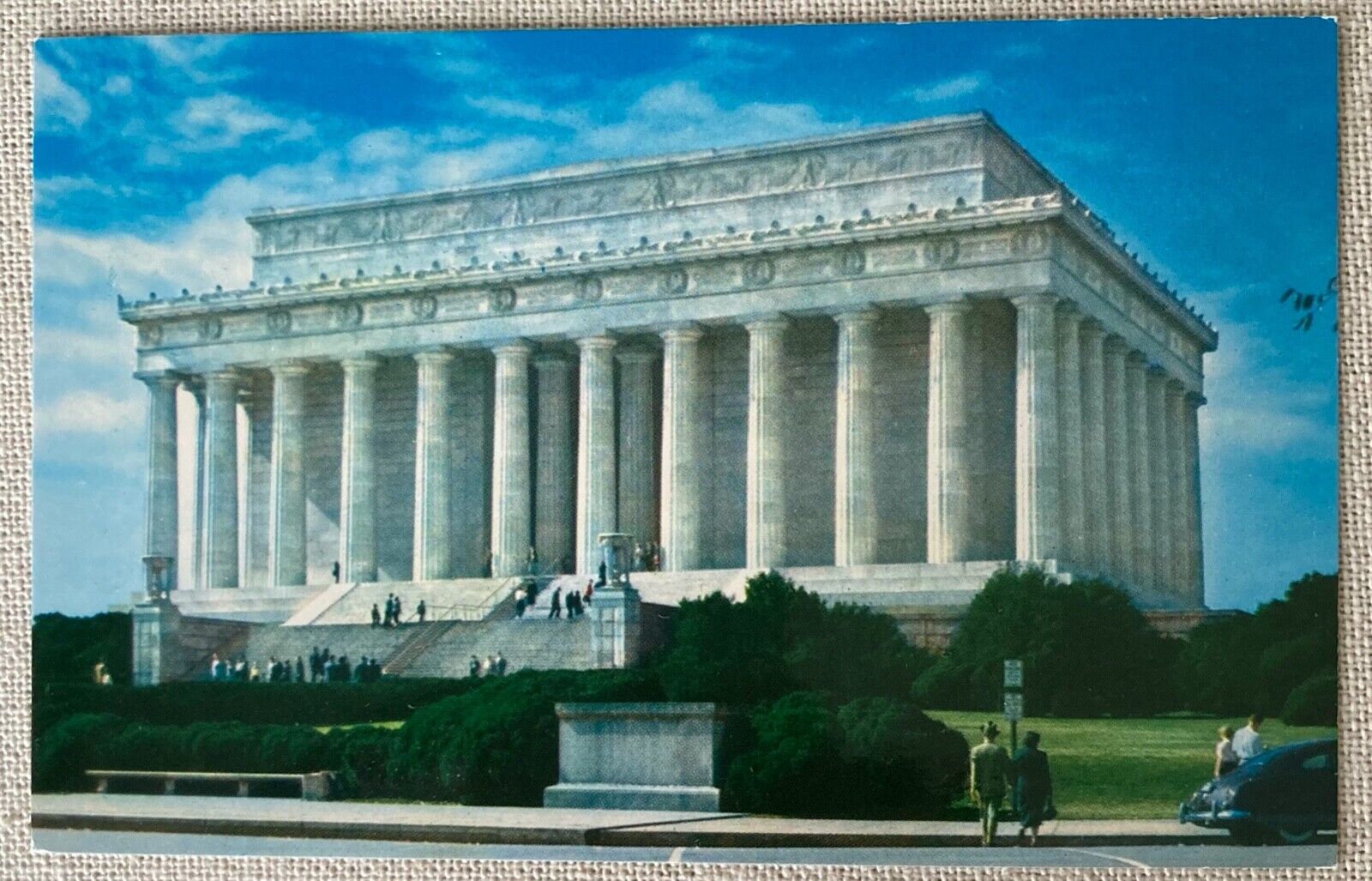 Washington DC Lincoln Memorial Capitol Postcard Vintage Unposted