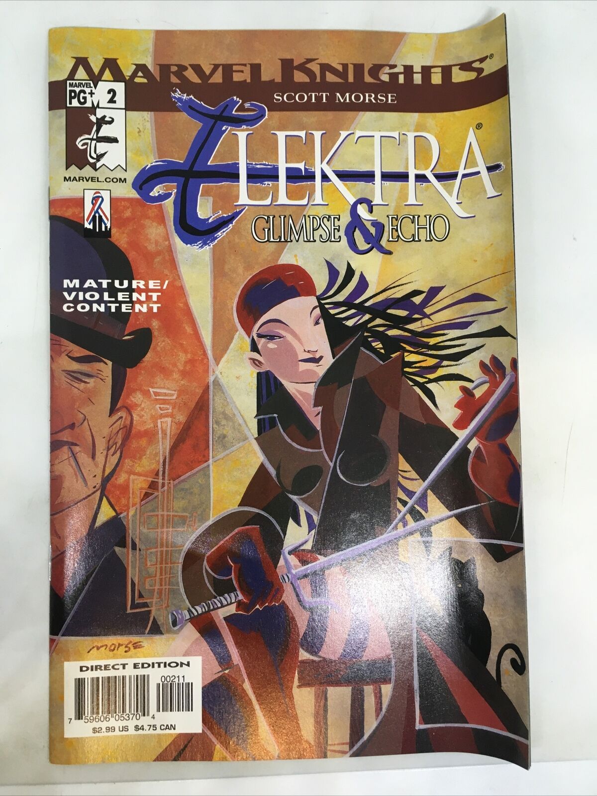 Elektra Glimpse & Echo #2 (Marvel 2002) Free Domestic Shipping