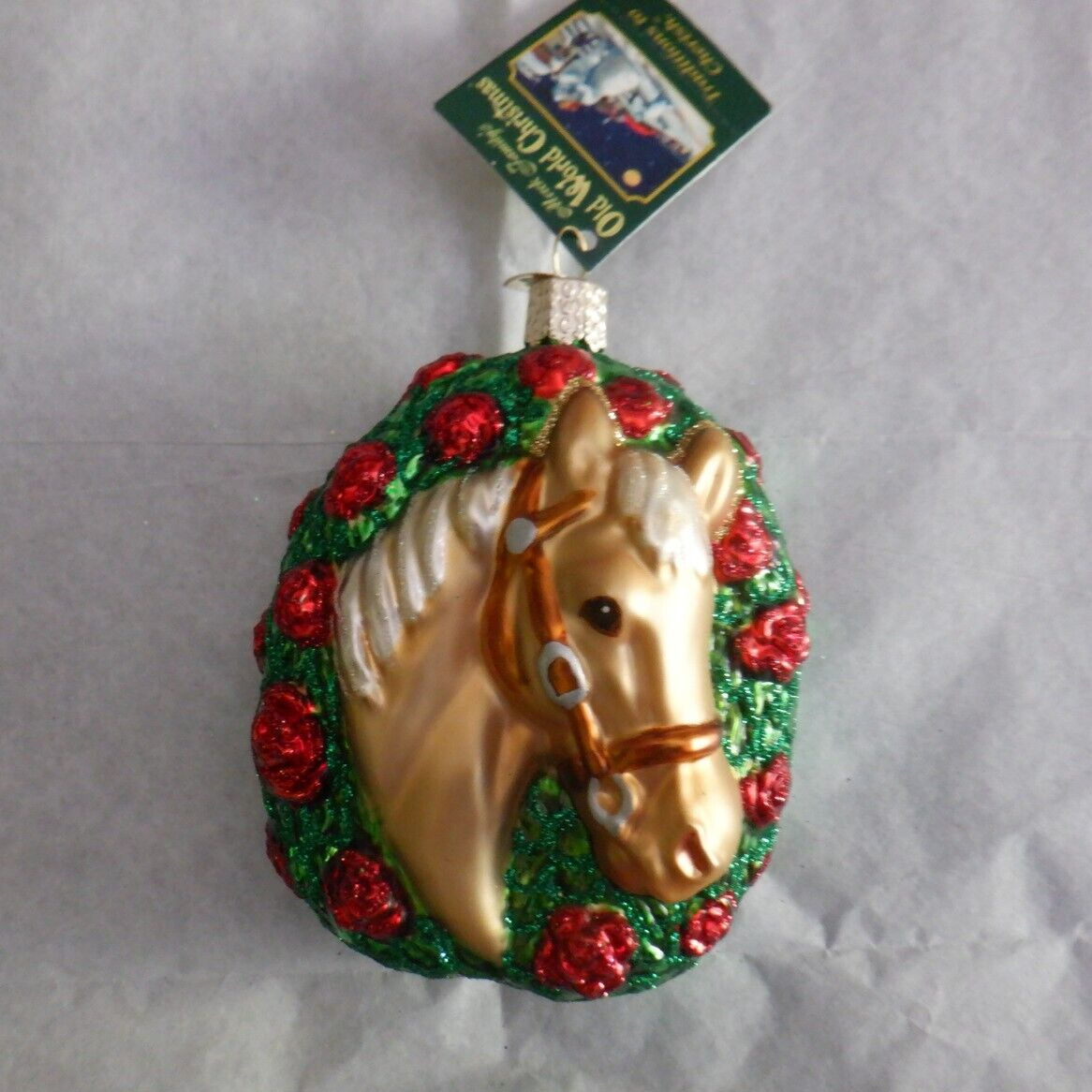 Merck Family Old World Christmas Blown Glass Ornament 2004 Champion