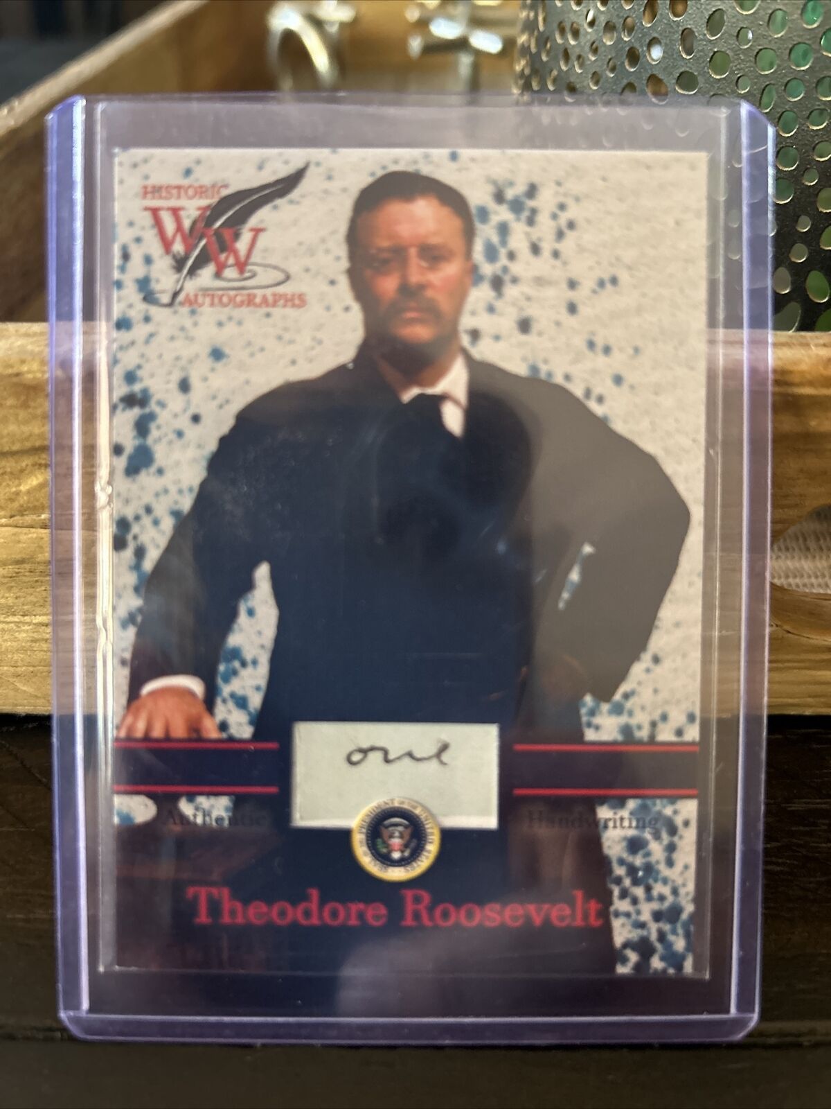 2021 POTUS Historic Autographs Word Theodore Roosevelt