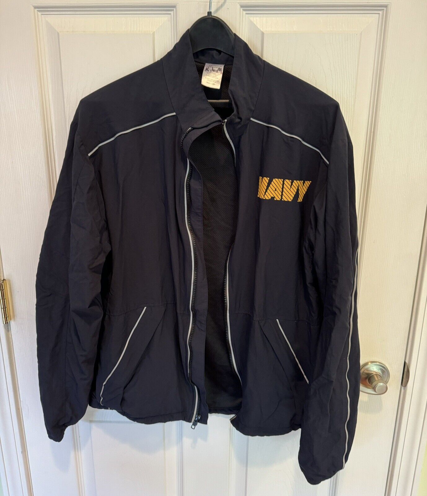 U.S. Navy Running Jacket Jogging Physical-Training PT Reflective Small Regular