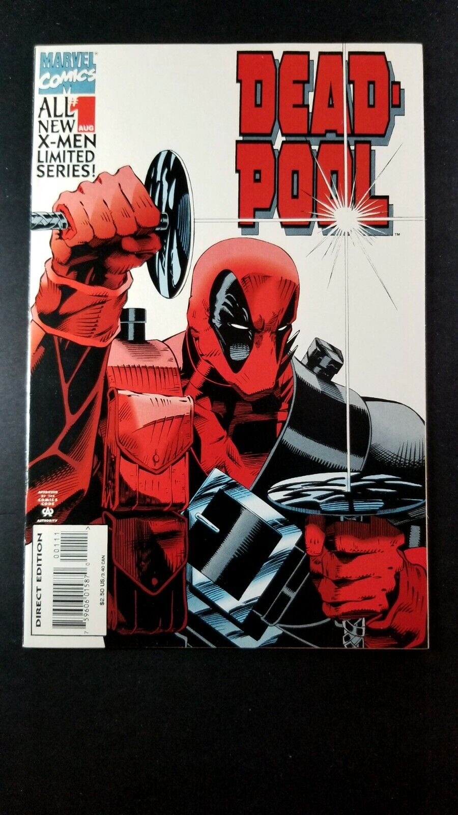 Clean Raw Marvel 1994 DEADPOOL LIMITED SERIES #1 First Appearance Dr Killebrew