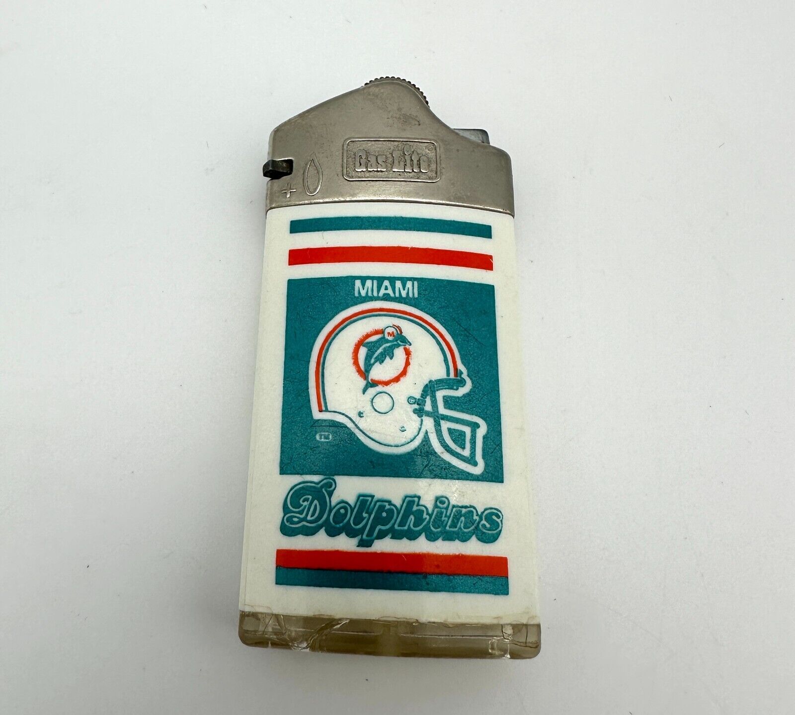 Vintage Miami Dolphins Lighter Gas Lite NFL Football