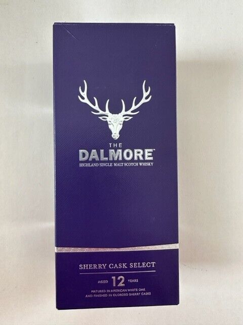Dalmore 12 YEARS Scotch Whisky Empty 750ML Bottle & Box