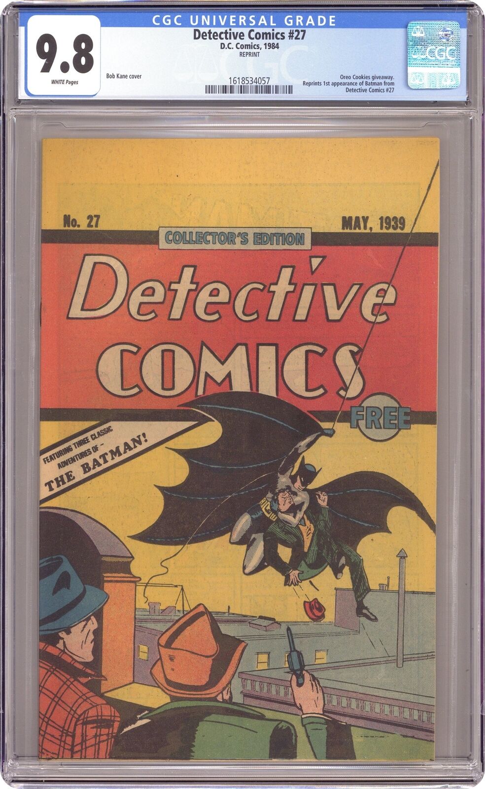 Detective Comics Oreo Cookie Giveaway #27 CGC 9.8 1984 1618534057