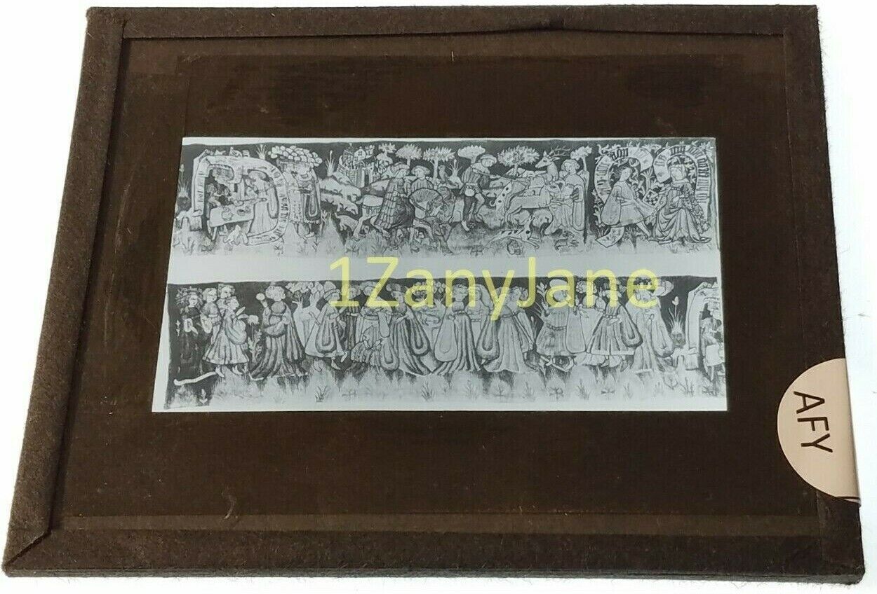 Glass Magic Lantern Slide  AFY ART SKETCHES AND PAINTINGS help me identify