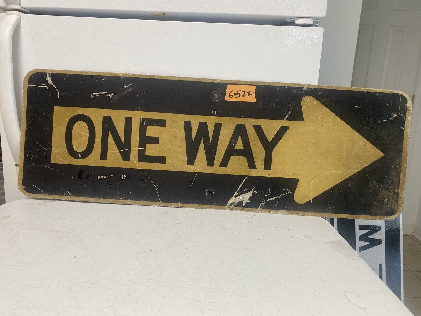 Authentic Road Street Traffic Sign One Way Right 12\