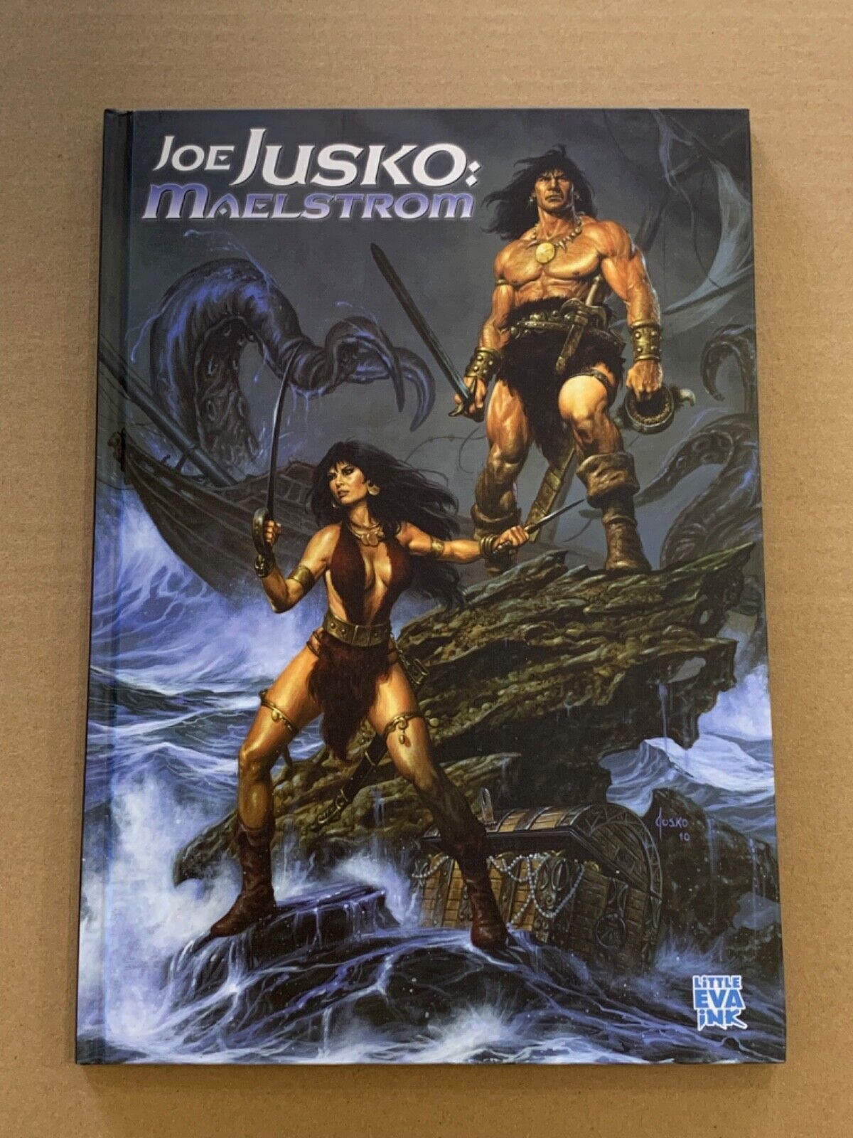 Joe Jusko: Maelstrom HC Hardcover, SIGNED 1st Edition, Little Eva Ink 2012, NEW