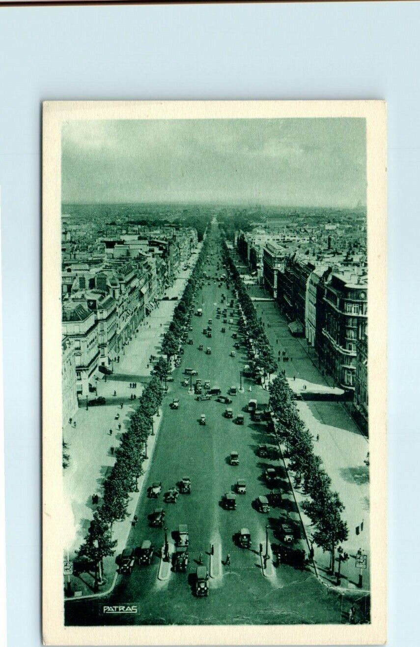Postcard - Champs-Élysées Avenue - Paris, France