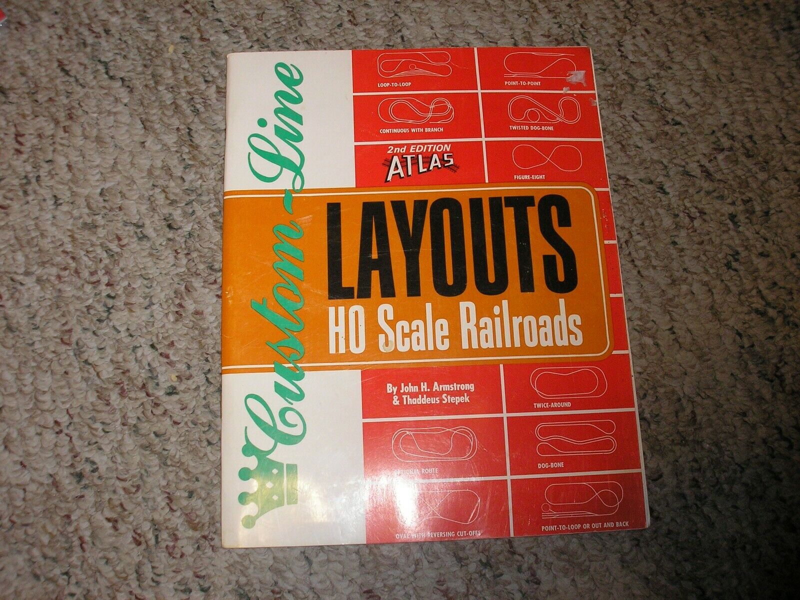 Rare Vintage Custom Line 2nd Edition ATLAS HO Scale Railroad Layouts 